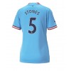 Damen Fußballbekleidung Manchester City John Stones #5 Heimtrikot 2022-23 Kurzarm